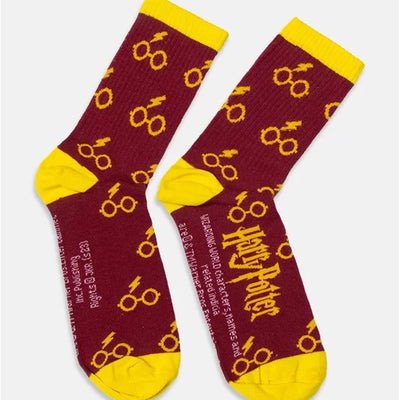 Meia Cano Alto Harry Potter Óculos - BandUP!
