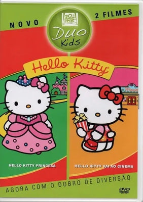 Hello Kitty Princesa + Kello Kitty Vai ao Cinema - DVD SLIM