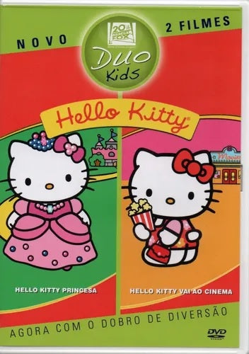 Hello Kitty Princesa + Kello Kitty Vai ao Cinema - DVD SLIM