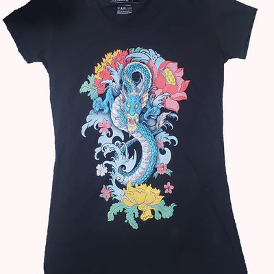 Baby Look Stamp Dragon Tatto