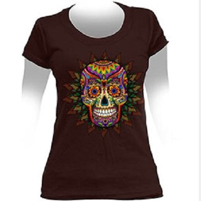 BABY LOOK STAMP  MEXICAN FLORAL