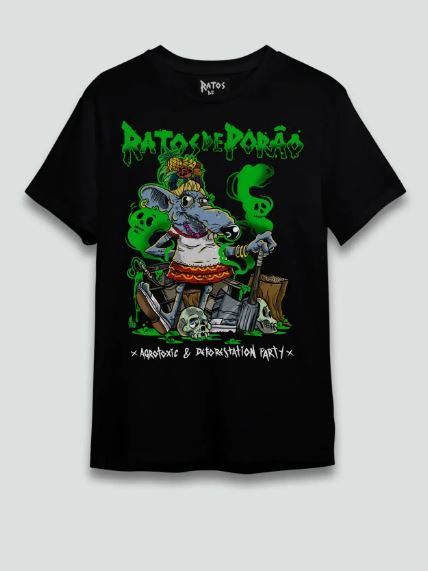 Camiseta Ratos de Porão - Carmen Miranda