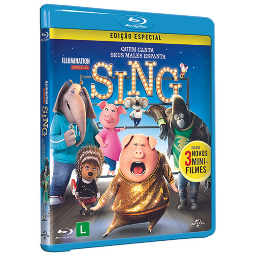 Sing - Quem Canta Seus Males Espanta - Edição Especial  - Blu Ray