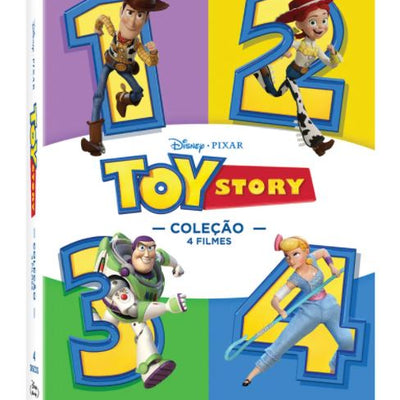 TOY STORY COLEÇÃO COMPLETA 4 DISCOS BLU-RAY