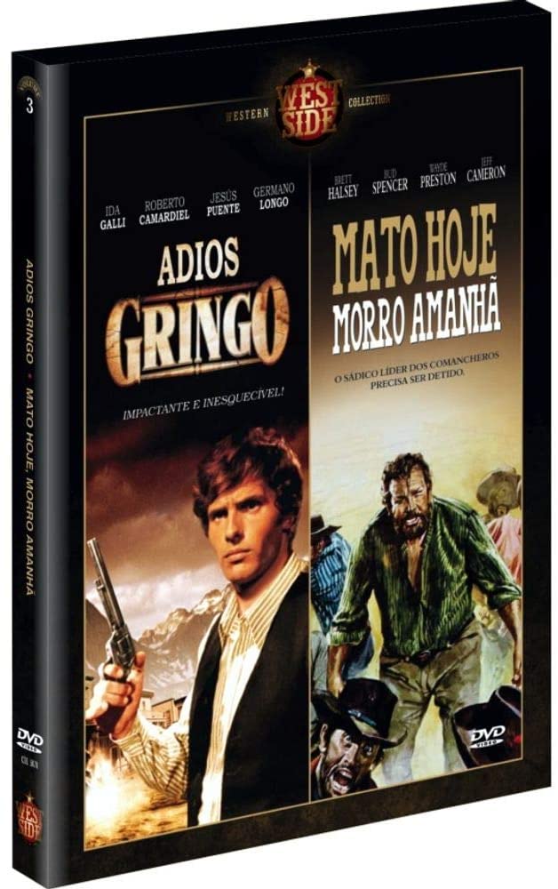 WEST SIDE VOLUME 3: ADIOS GRINGO + MATO HOJE MORRO AMANHÃ- DVD