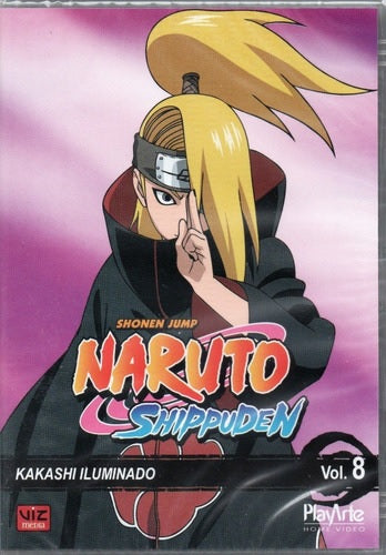 Naruto Shippuden -  Kakashi Iluminado - Vol 8 - DVD
